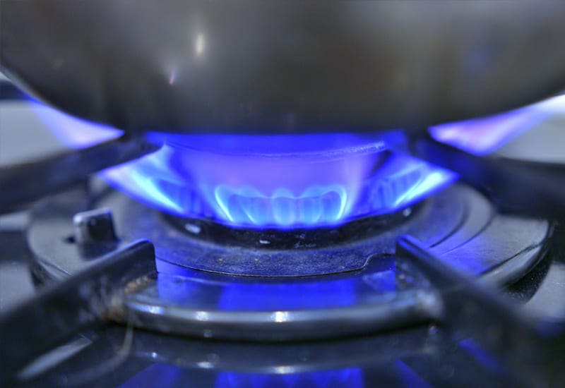 ガス機器の点検・修理：コンロの火